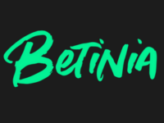 Betinia Casino se svart logga