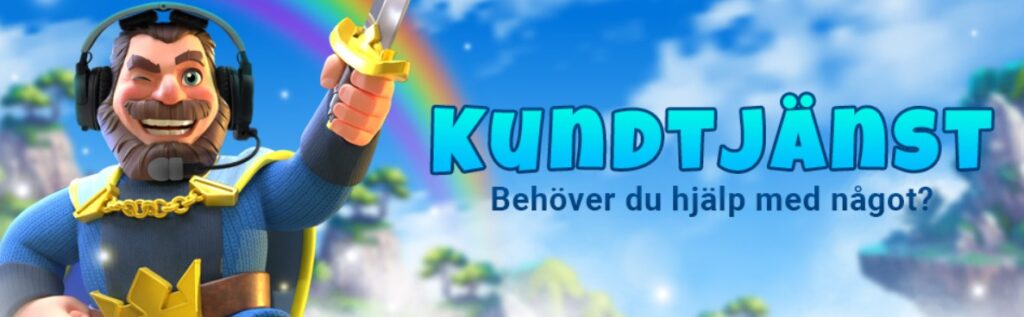 Kundtjänst hos Kungaslottet Casino