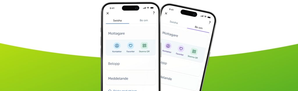 Ny "Begär"-funktion direkt i Swish-flödet