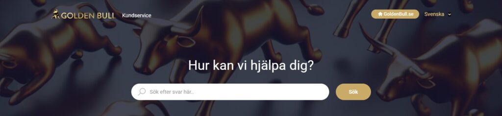 Golden Bull Kundtjänst & support
