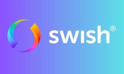 swish blå nyhetslogga