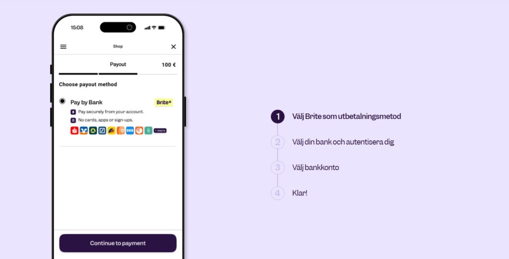 Så fungerar direktutbetalningar med Brite